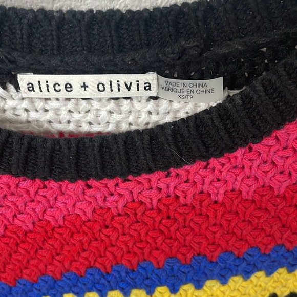 Alice and Olivia darling crochet sweater excellent condition - Picture 2 of 4